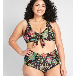 ModCloth floral bikini